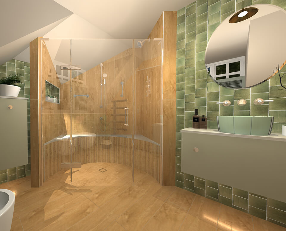 Bamboo beach in long ditton 3d