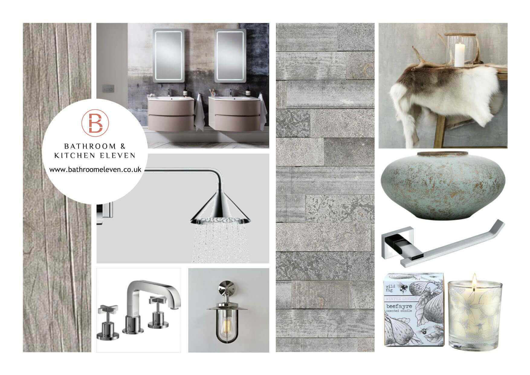 Moodboards for bathrooms