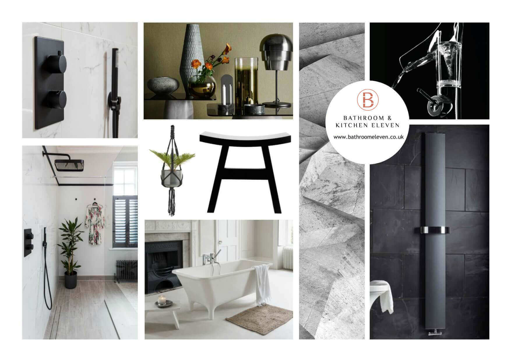 Moodboards for bathrooms