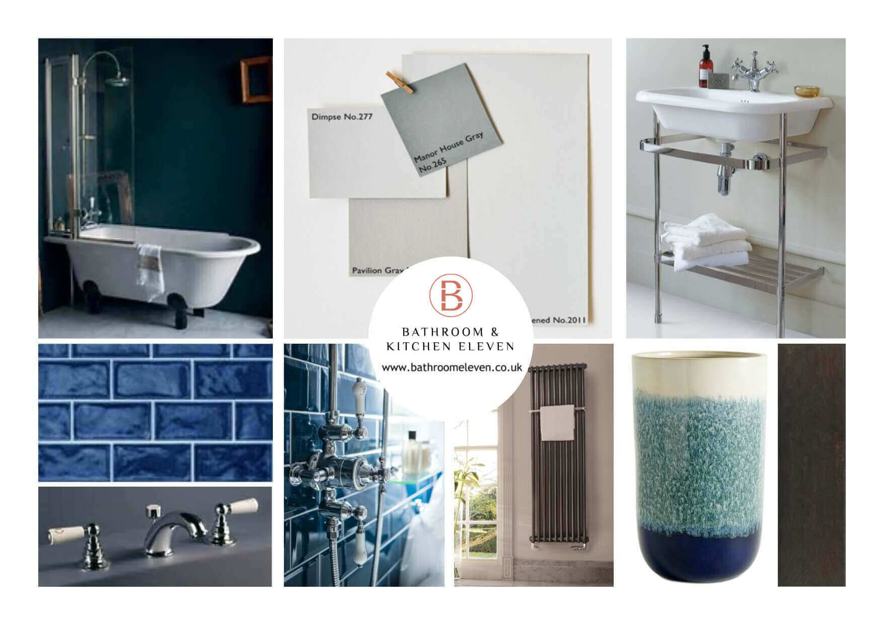 Moodboards for bathrooms