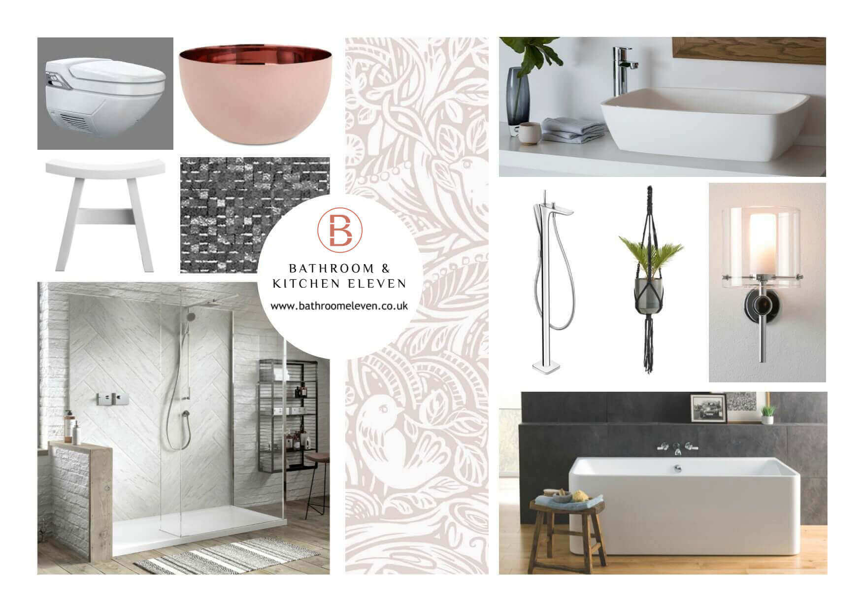 Moodboards for bathrooms