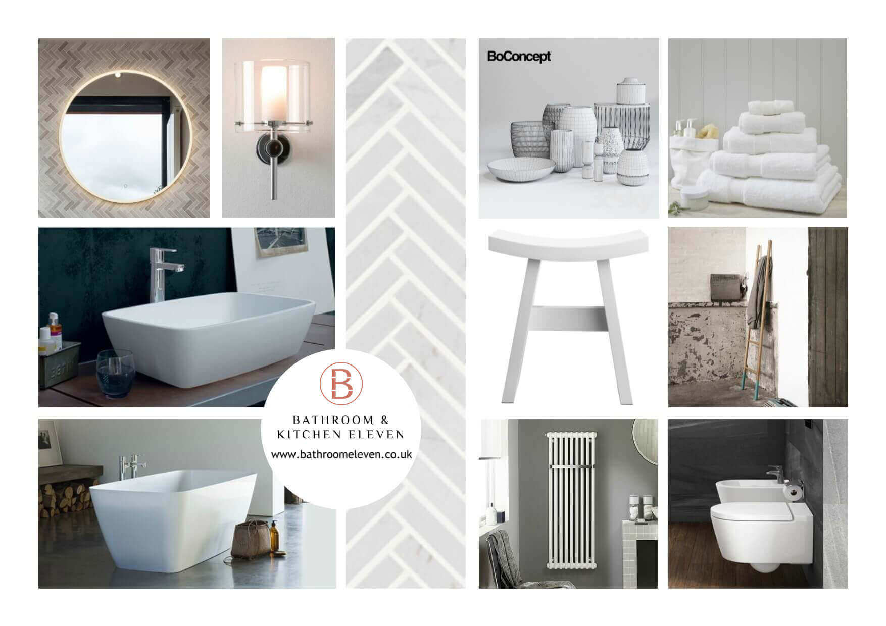 Moodboards for bathrooms