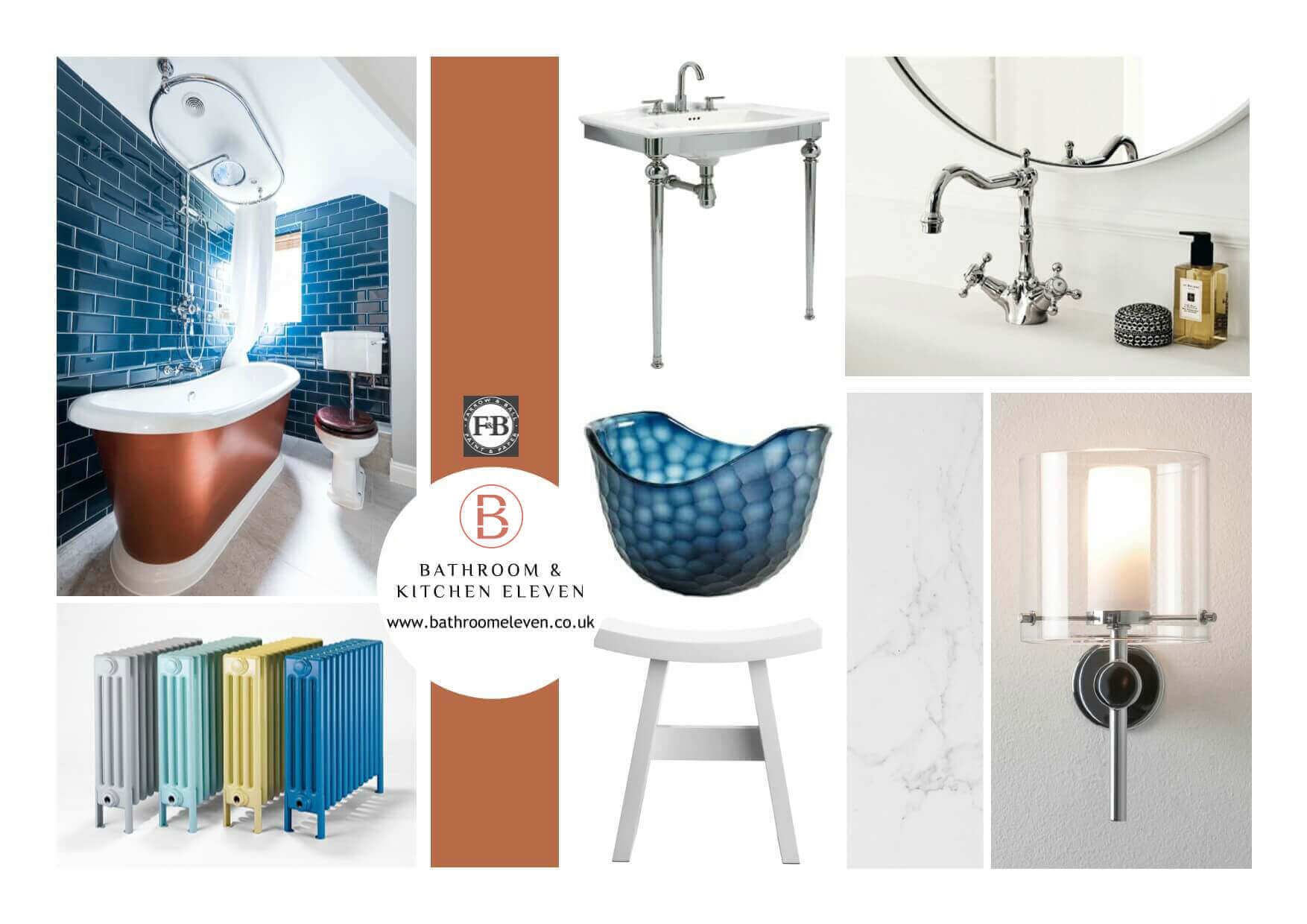 Moodboards for bathrooms