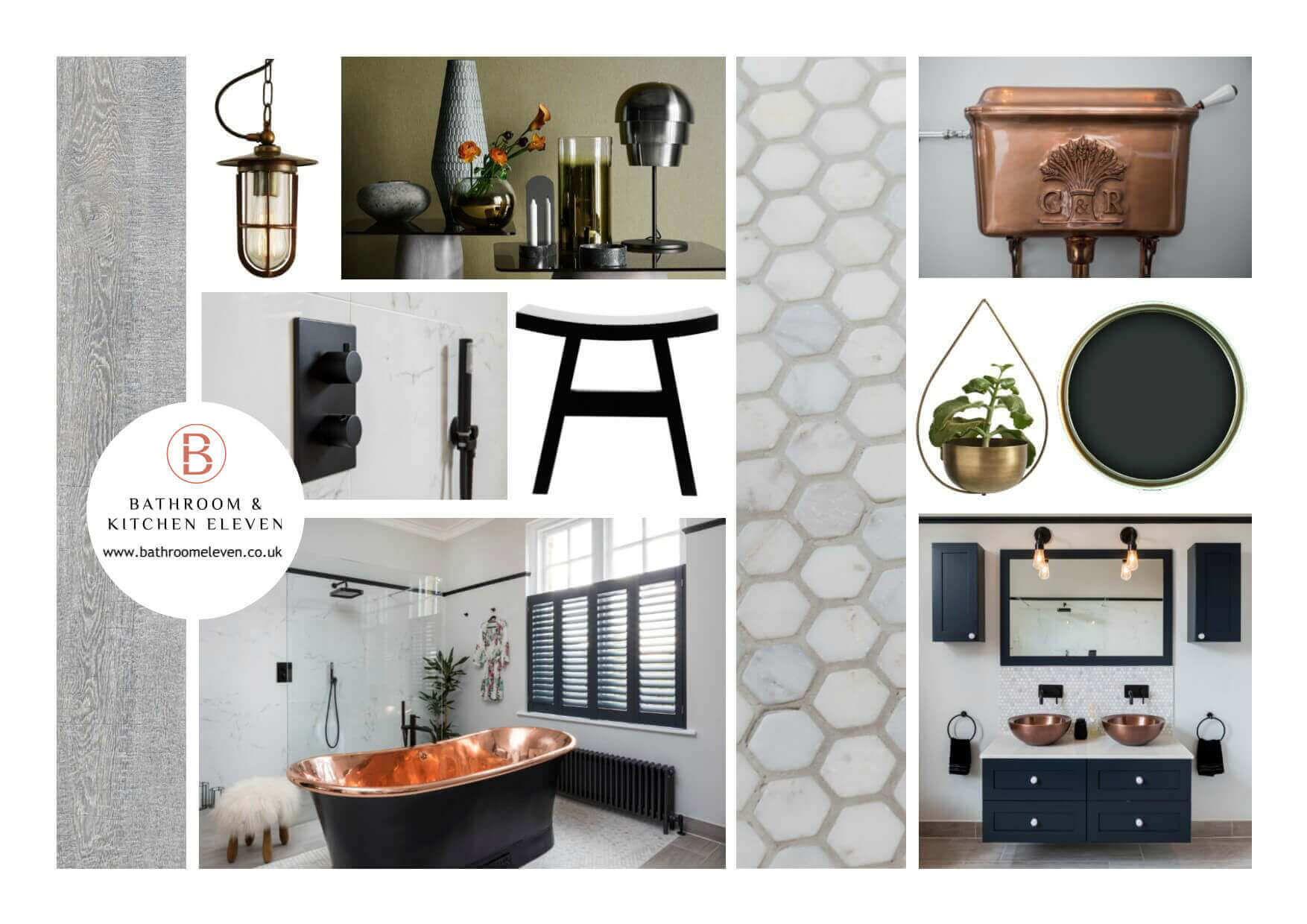 Moodboards for bathrooms