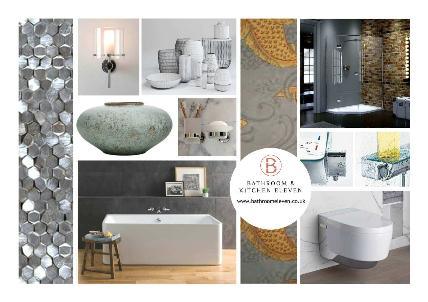 Moodboards for bathrooms