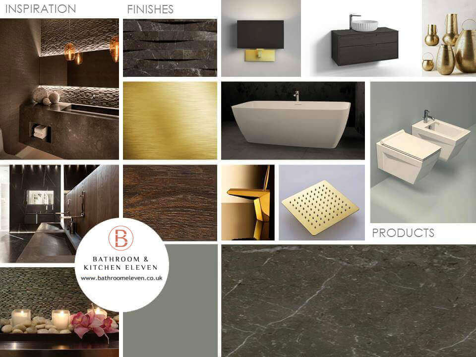 Moodboards for bathrooms