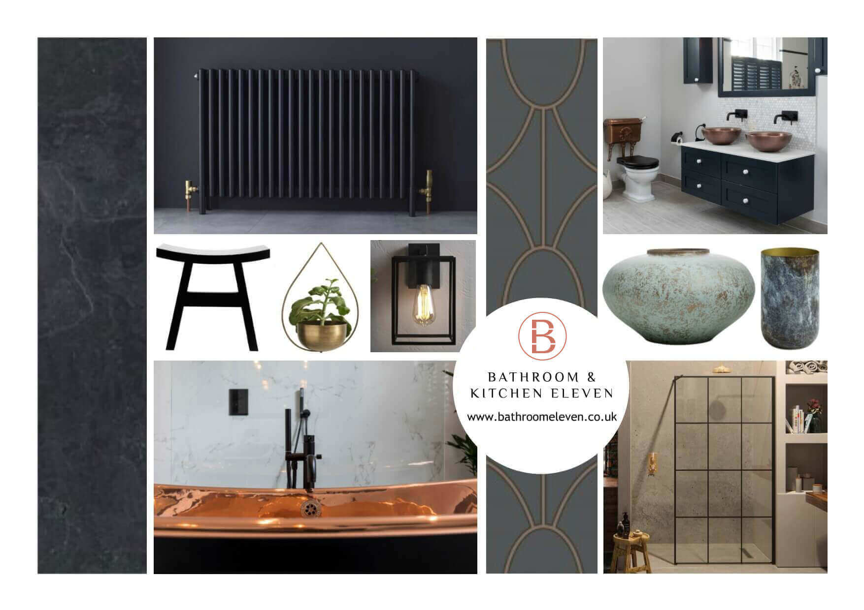 Moodboards for bathrooms