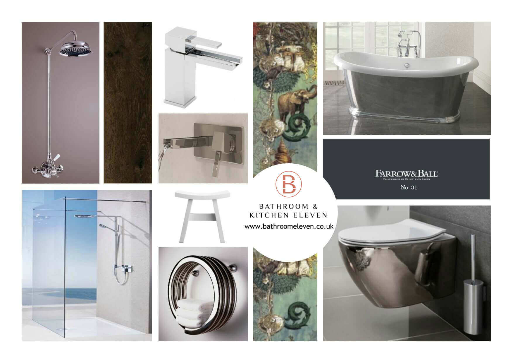 Moodboards for bathrooms