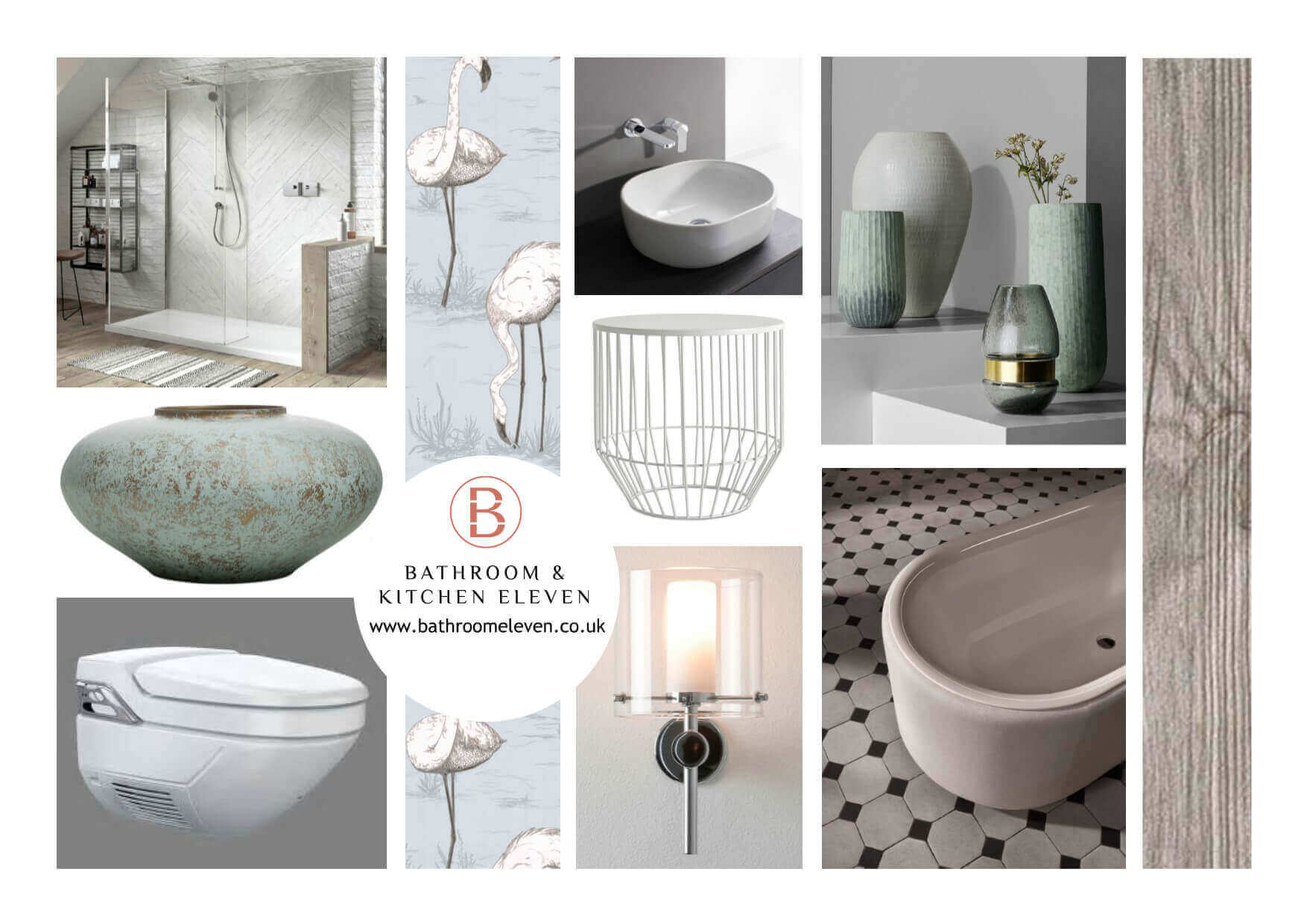 Moodboards for bathrooms