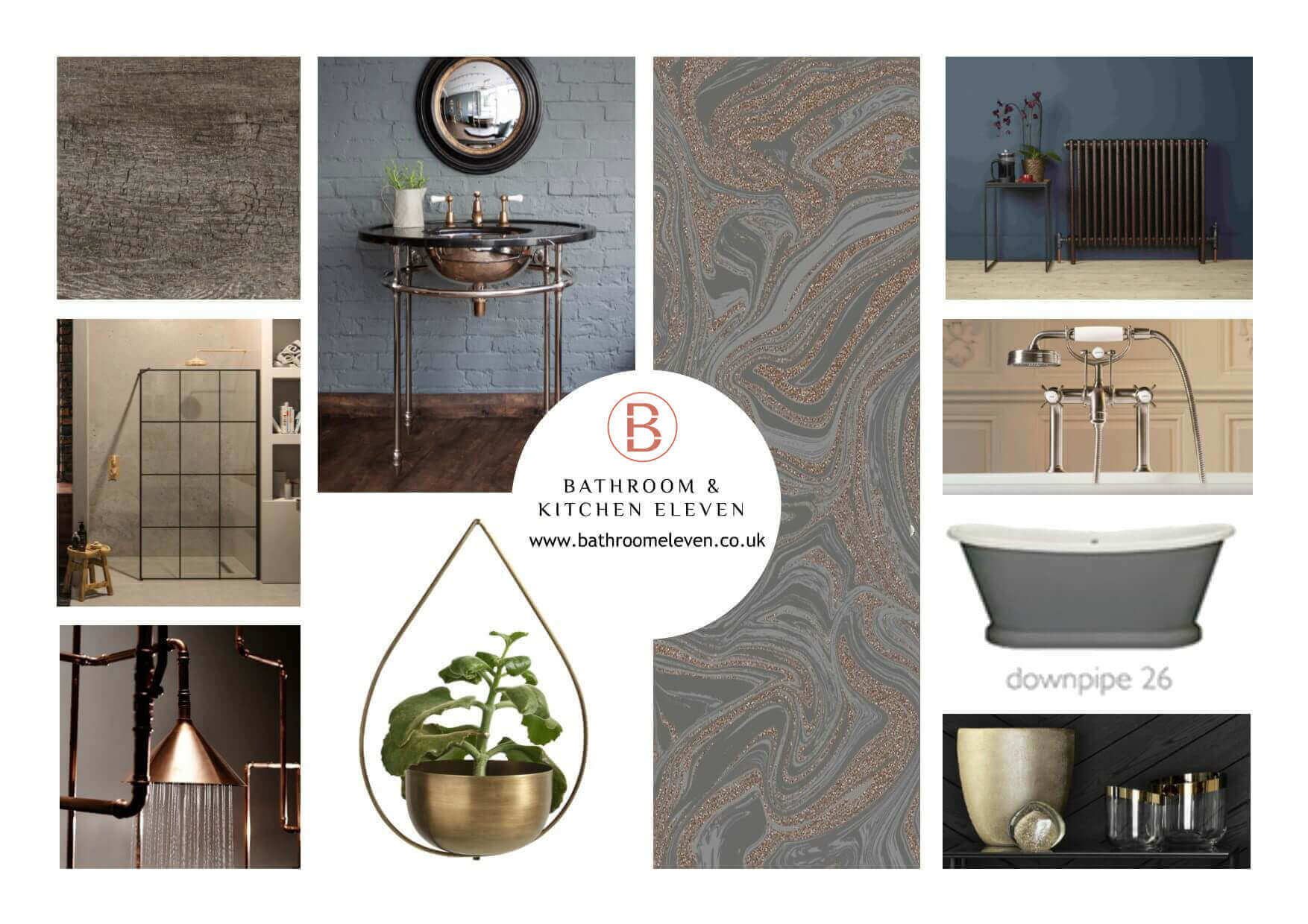 Moodboards for bathrooms