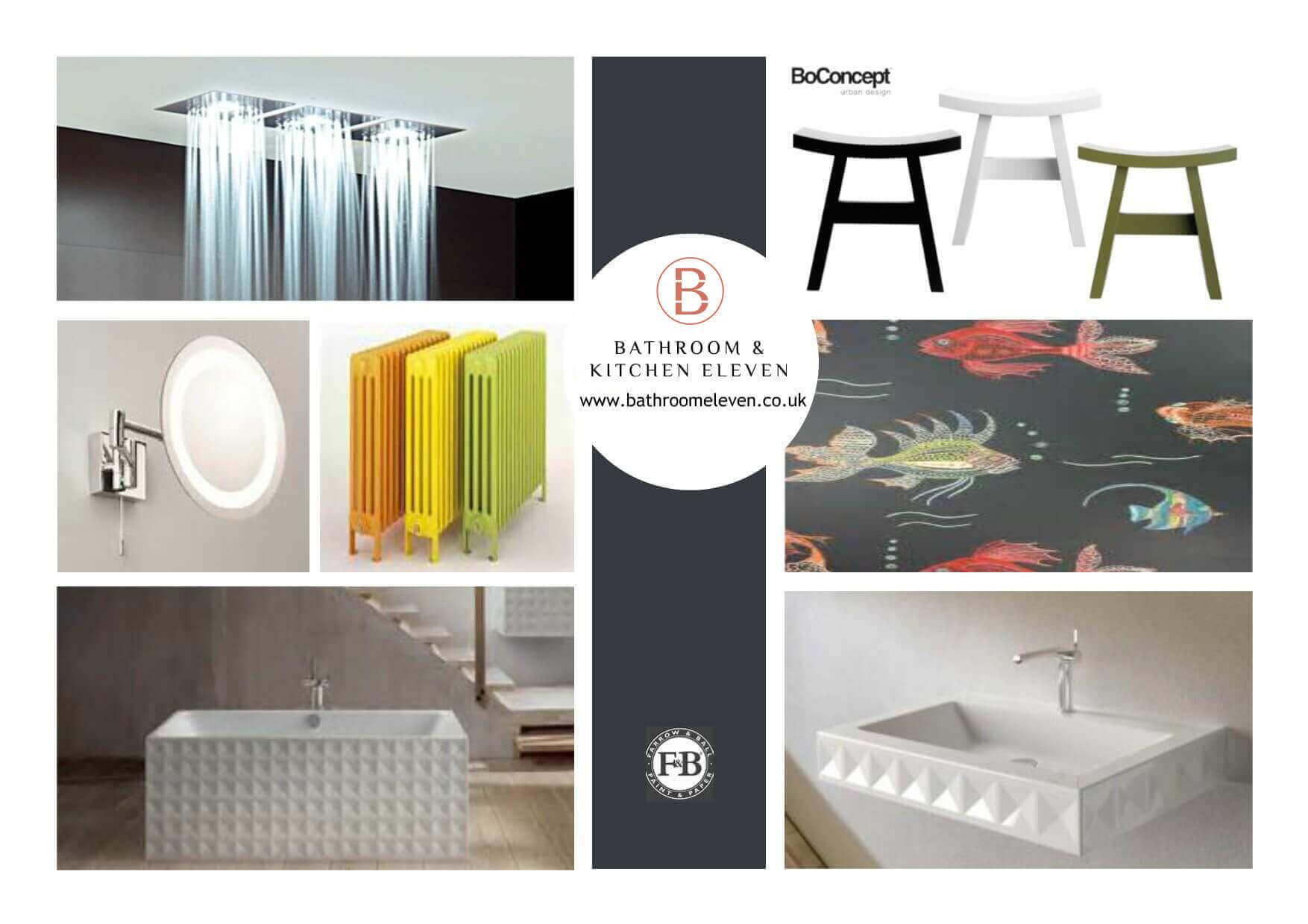 Moodboards for bathrooms