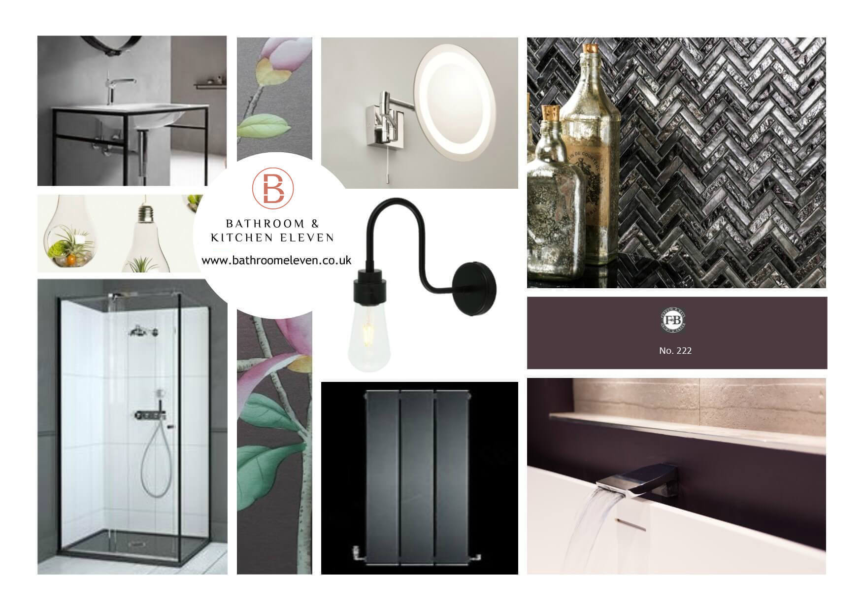 Moodboards for bathrooms