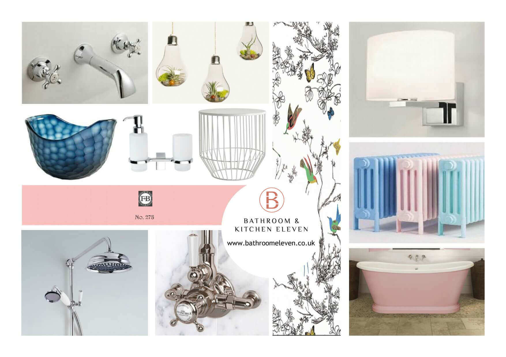 Moodboards for bathrooms