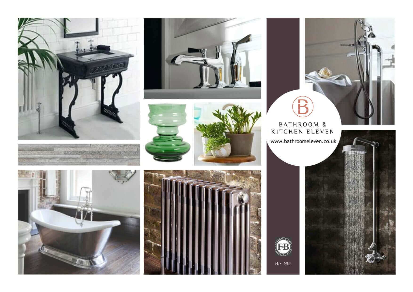 Moodboards for bathrooms