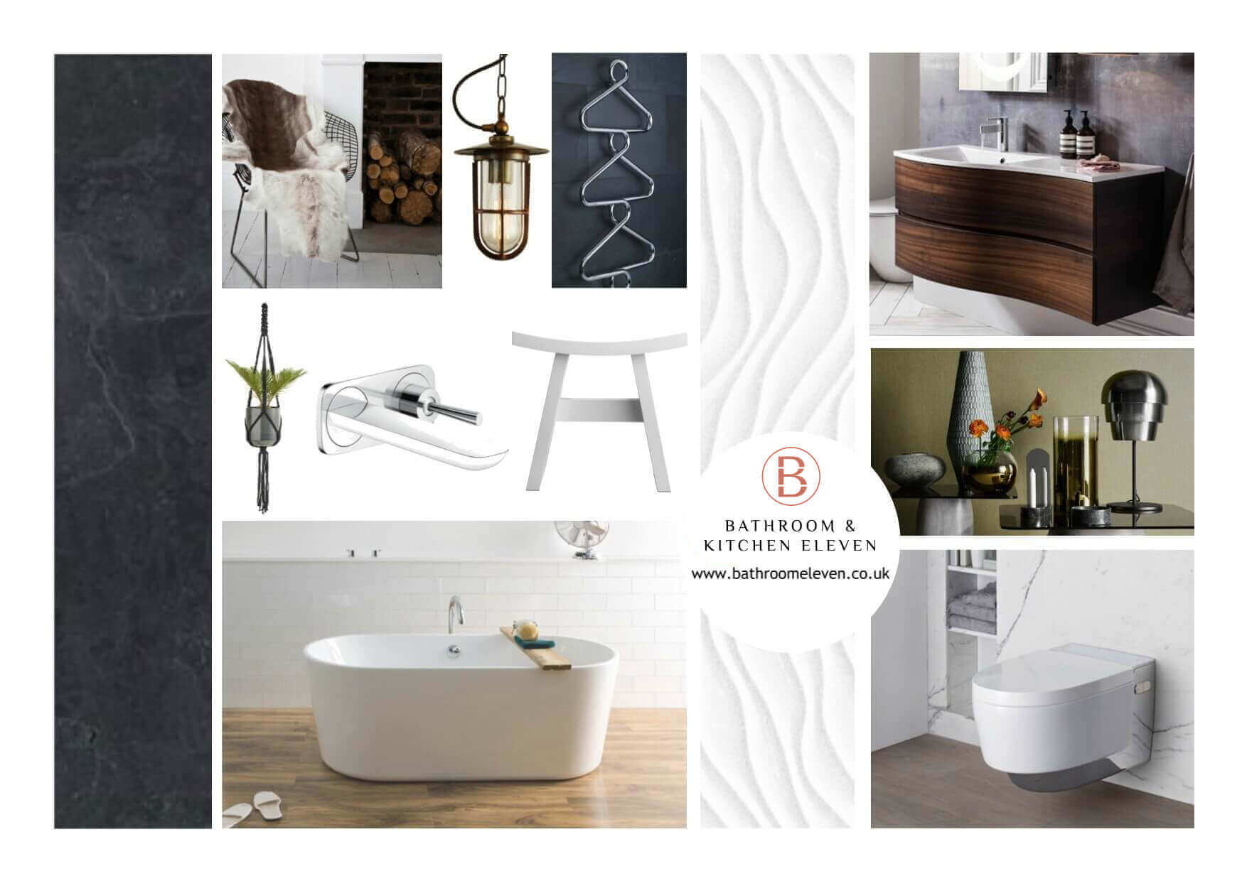 Moodboards for bathrooms