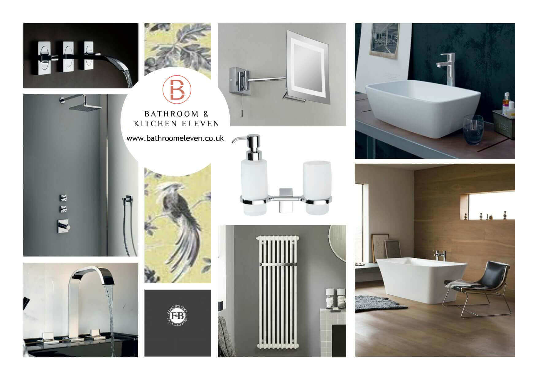 Moodboards for bathrooms