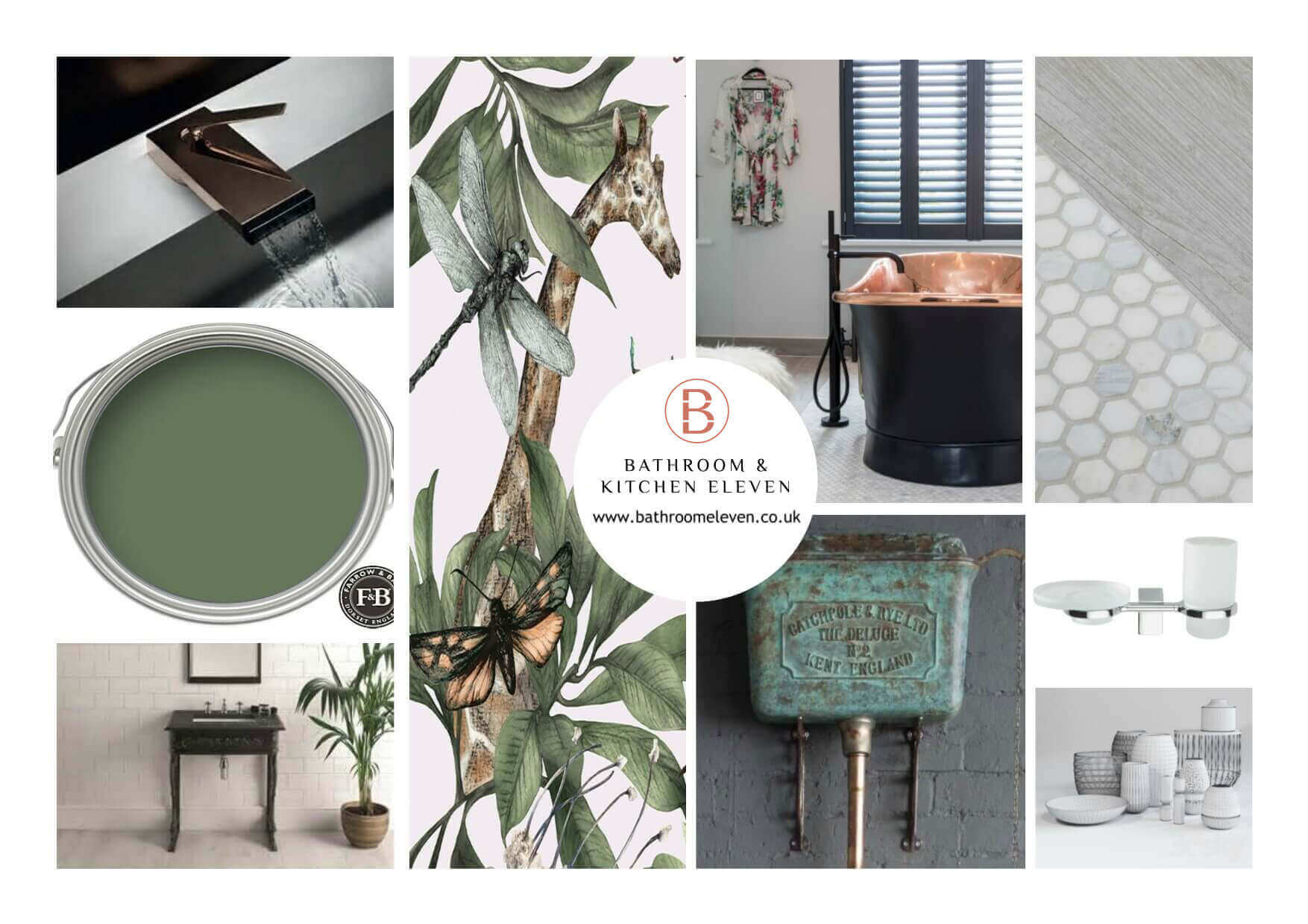 Moodboards for bathrooms