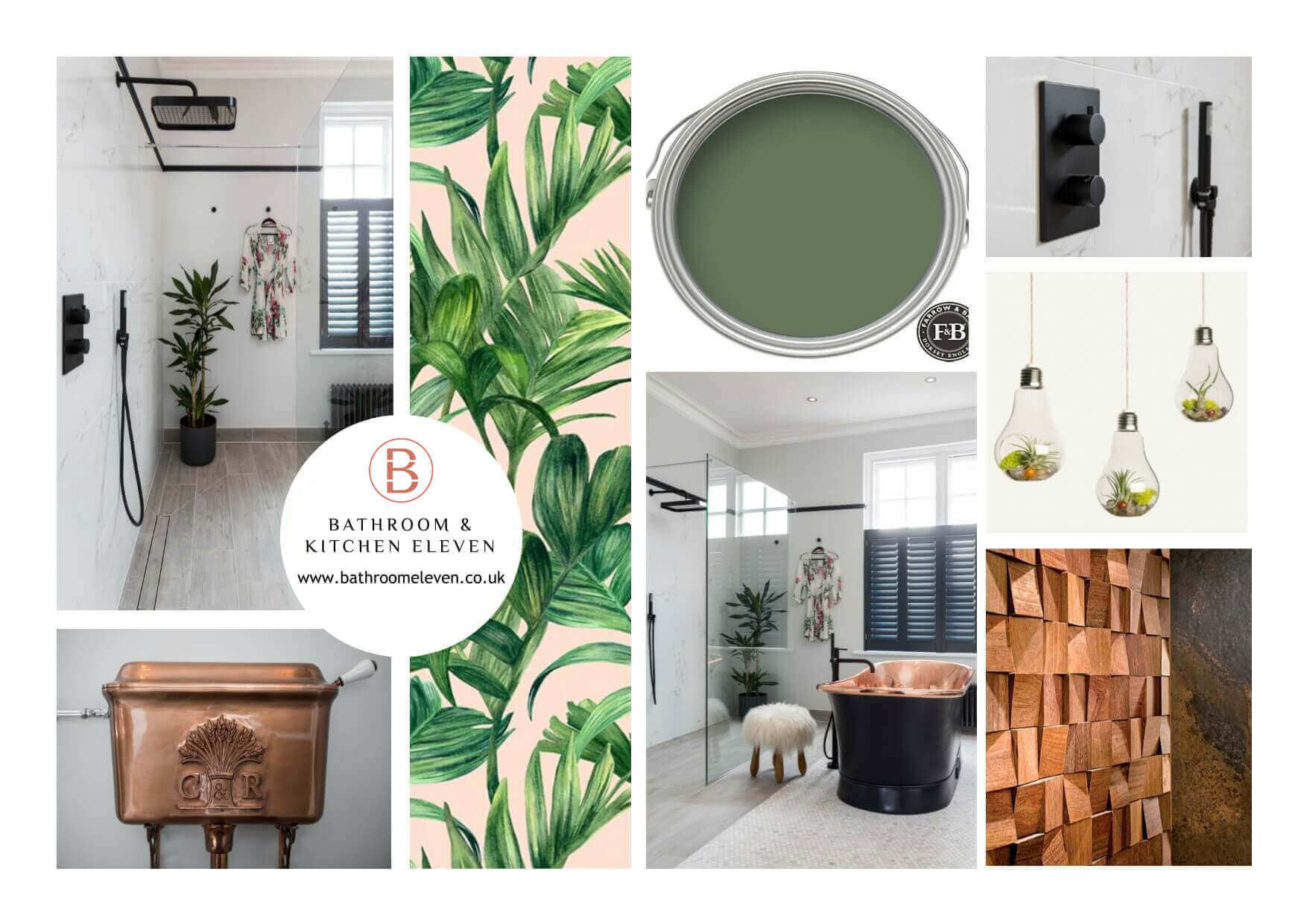 Moodboards for bathrooms