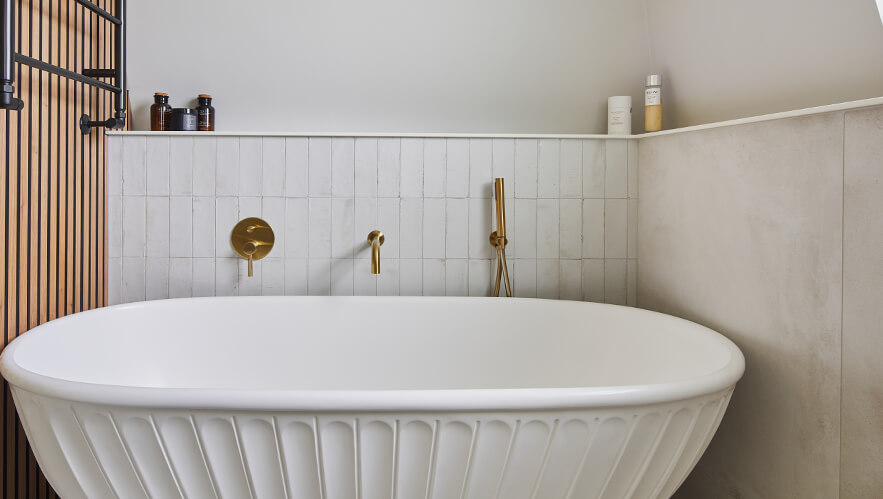 Fluted Family bathroom in Richmond