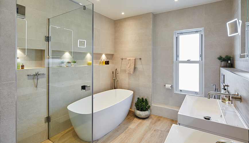 SCANDI STYLE EN SUITE IN THAMES DITTON