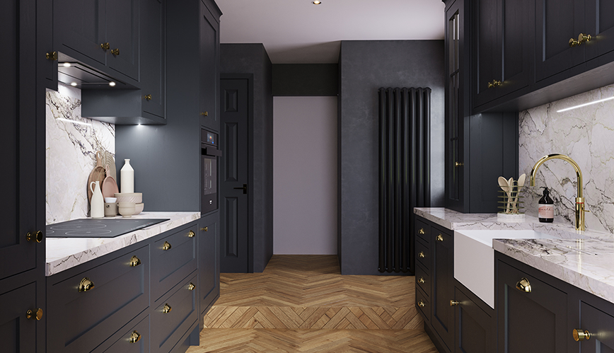 dramatic-off-black-kitchen