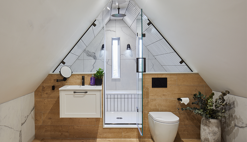 loft ensuite retreat in oxshott
