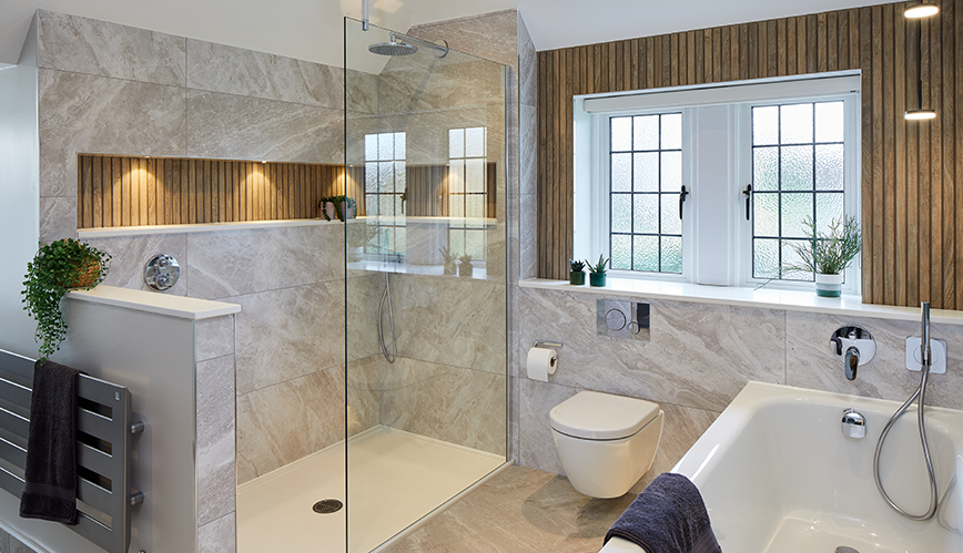 marble fusion master en suite in claygate