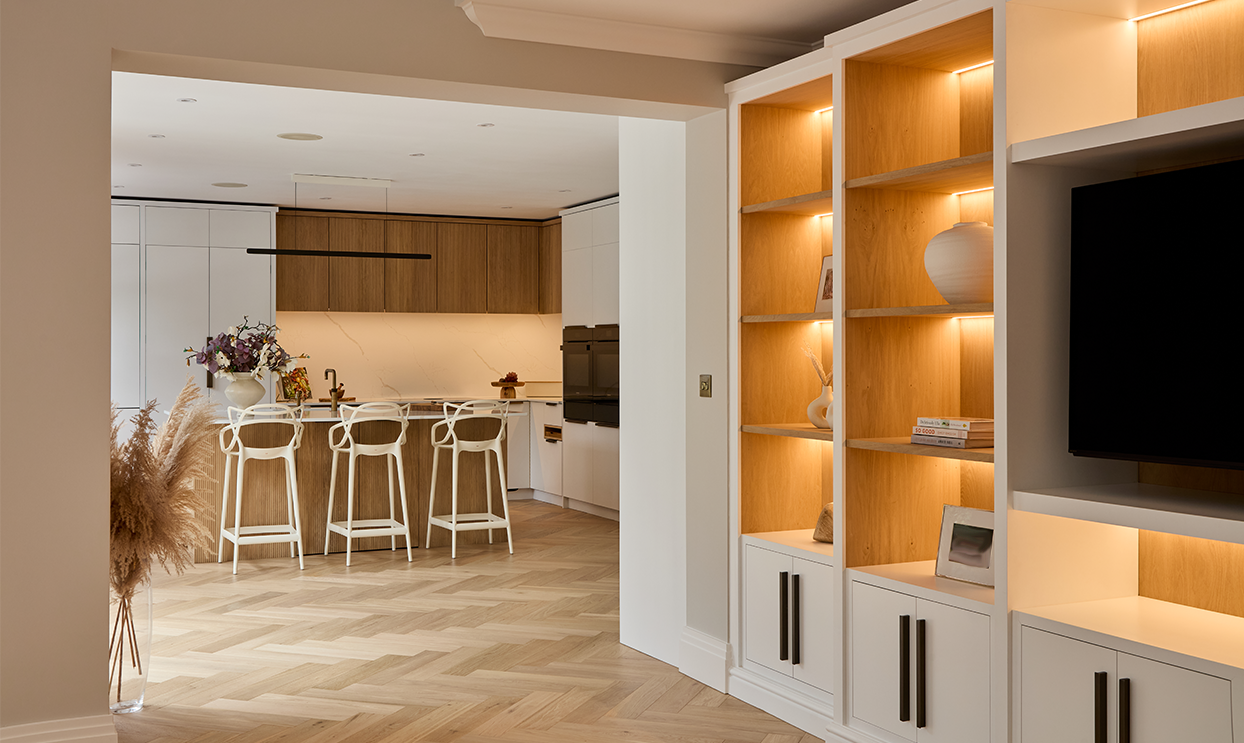 fluted kitchen