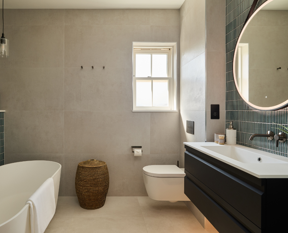 Bathroom & Kitchen Eleven - Bamboo teal in Cobham