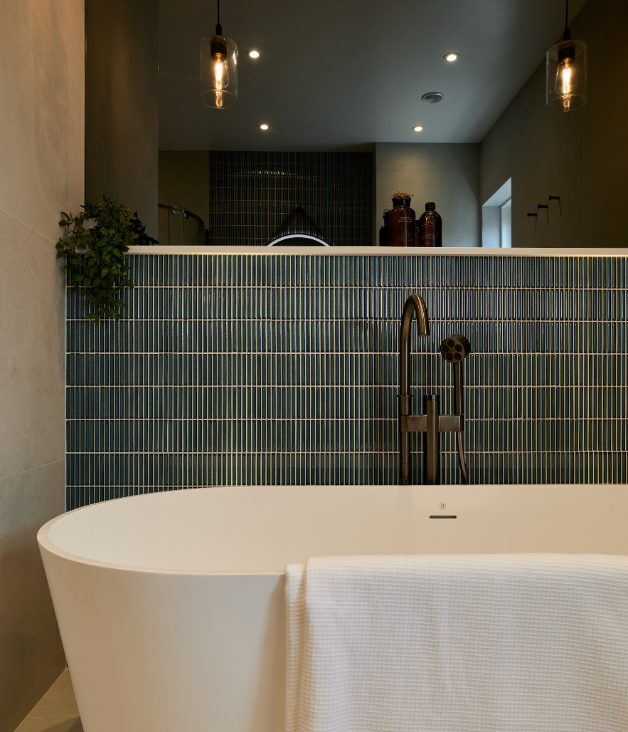 Bathroom & Kitchen Eleven - Bamboo teal in Cobham