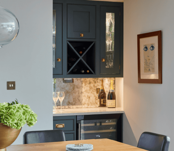 Bathroom + Kitchen Eleven - Blue & Grey Kitchen in Thames Ditton (20)