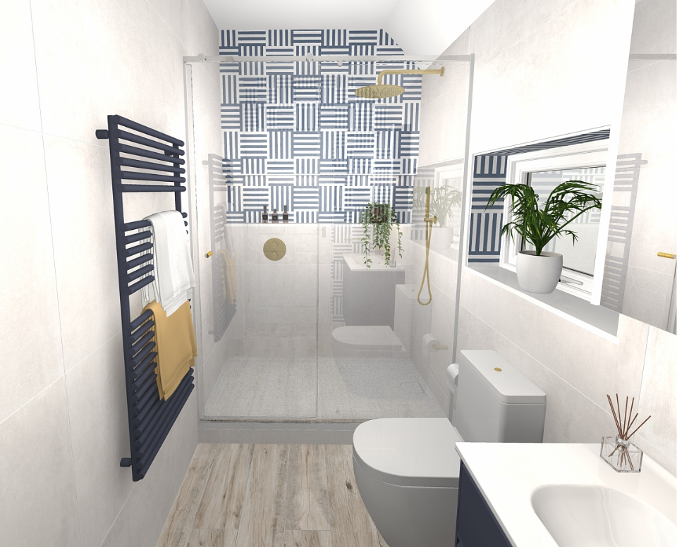 Bathroom & Kitchen Eleven - 3D design