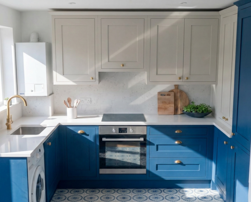 Bathroom & Kitchen Eleven - Portuguese Blue - 3D
